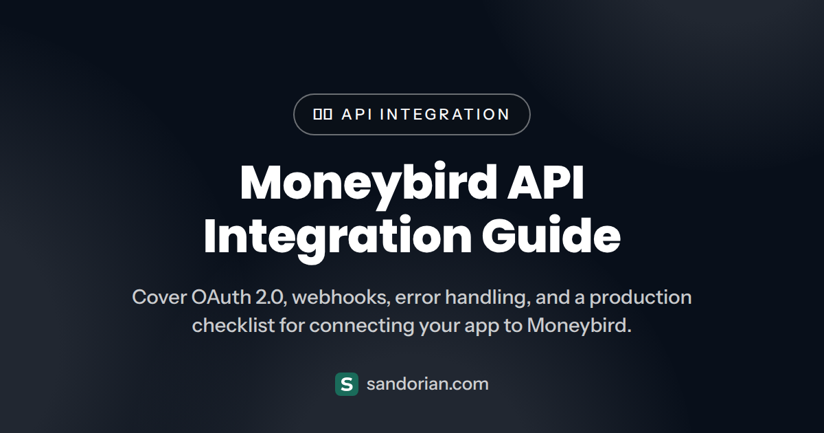 How to Integrate the Moneybird API in Your Application